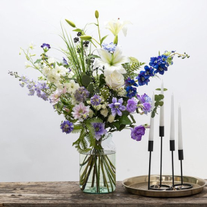 Wild Flowers - Zijden boeket - Zijden bloemen boeket - Boeket wilde bloemen - Groot Zijden boeket - Veldboeket - L